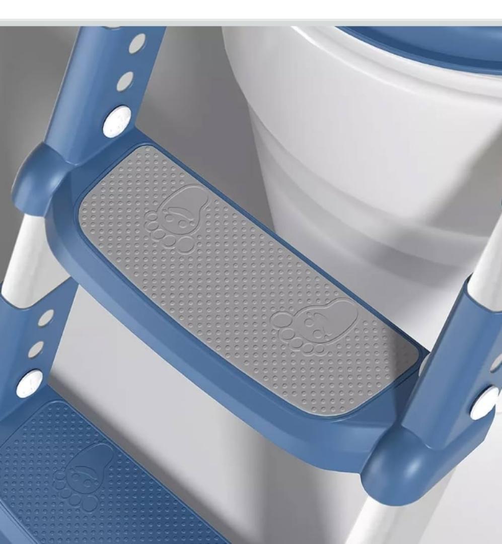 Potty Training Seat with Step Stool Ladder,Potty Training Toilet for Kids Boys Girls,Toilet Training Potty Seat Sturdy Comfortable Built in Non-Slip Steps Soft Pad for Baby Boys Girls