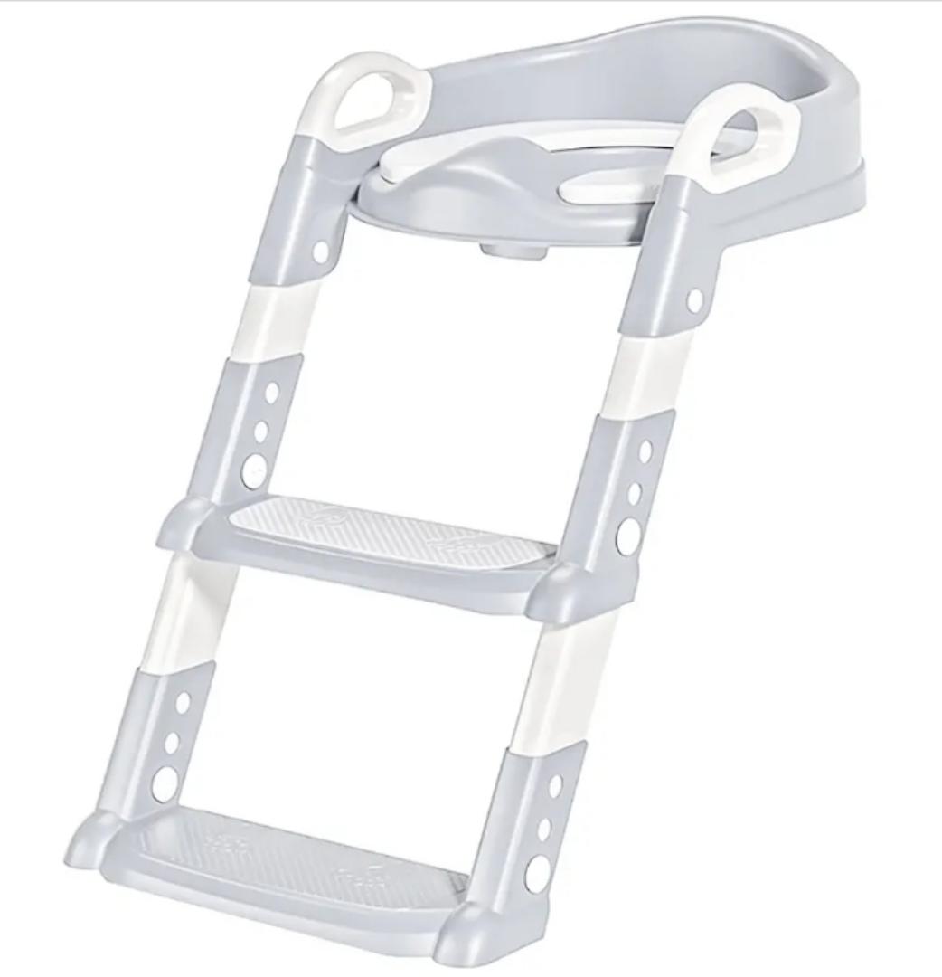 Potty Training Seat with Step Stool Ladder,Potty Training Toilet for Kids Boys Girls,Toilet Training Potty Seat Sturdy Comfortable Built in Non-Slip Steps Soft Pad for Baby Boys Girls