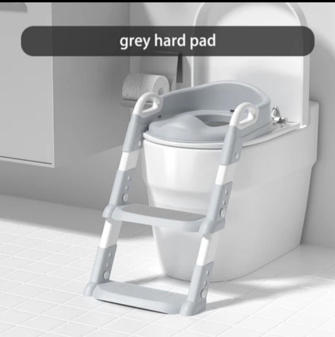 Potty Training Seat with Step Stool Ladder,Potty Training Toilet for Kids Boys Girls,Toilet Training Potty Seat Sturdy Comfortable Built in Non-Slip Steps Soft Pad for Baby Boys Girls