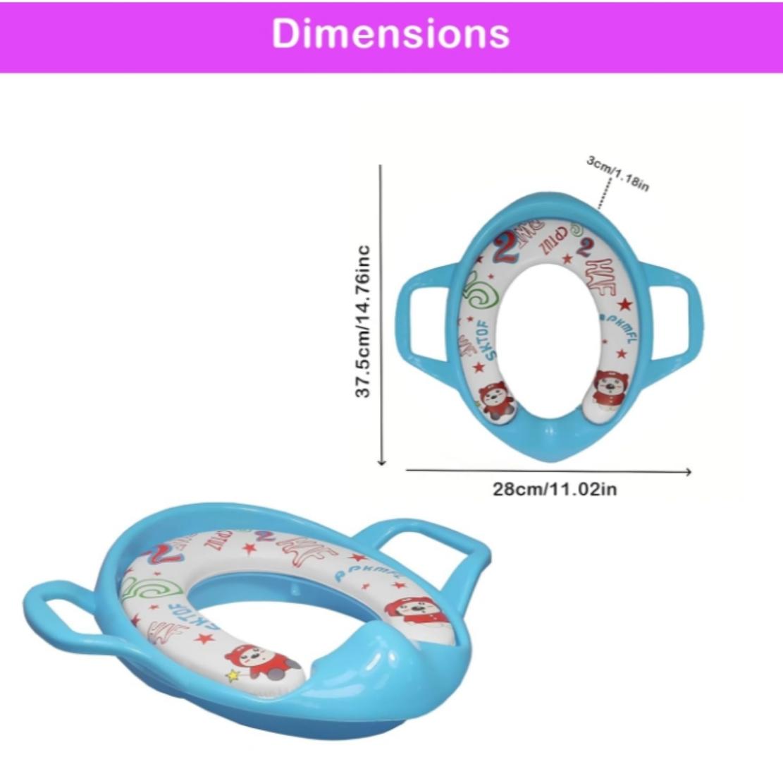 Toilet Training Seat Washable Potty Ring for Boy Girl Non-slip Design Portable and Easy to Clean for Home and Travel Use