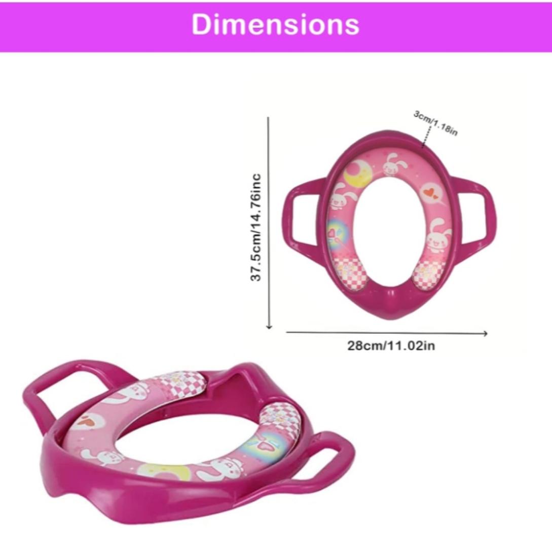 Toilet Training Seat Washable Potty Ring for Boy Girl Non-slip Design Portable and Easy to Clean for Home and Travel Use