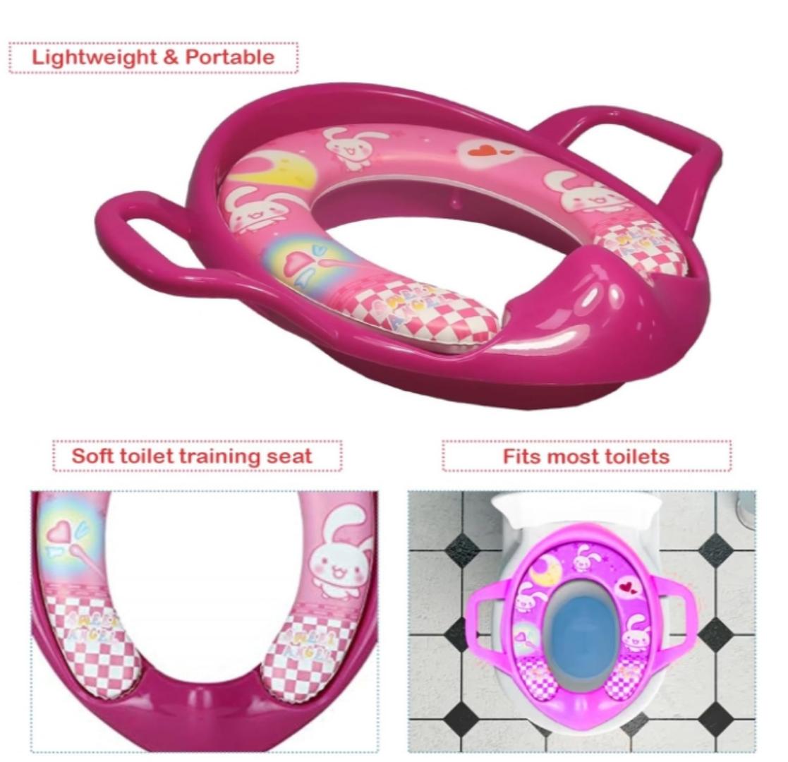 Toilet Training Seat Washable Potty Ring for Boy Girl Non-slip Design Portable and Easy to Clean for Home and Travel Use