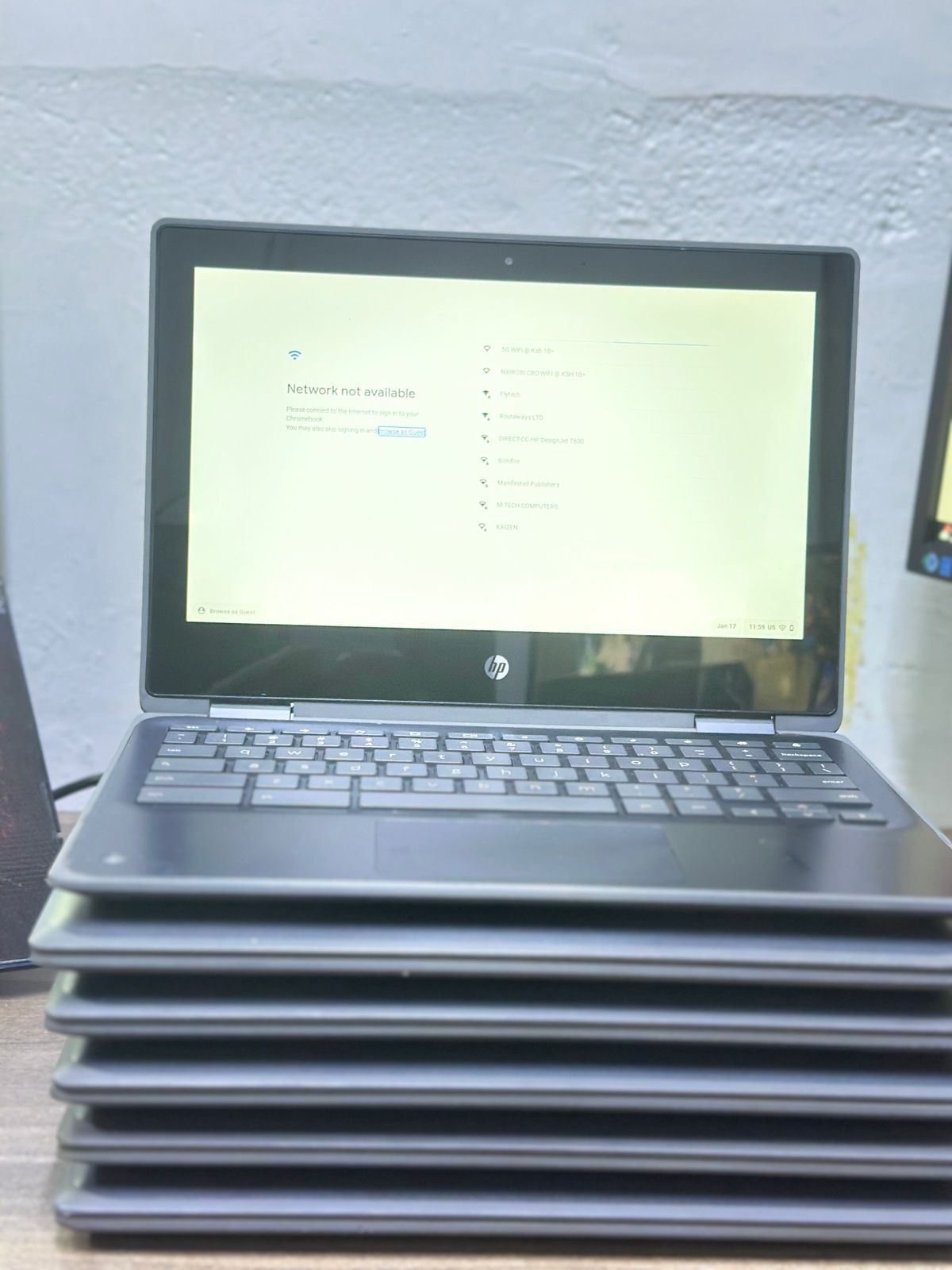 Hp Chromebook x360 TOUCH+FREE MOUSE 11G3 EE 11.6" Intel Celeron 32 GB SSD STORAGE 4GB RAM Durable and affordable laptop for students