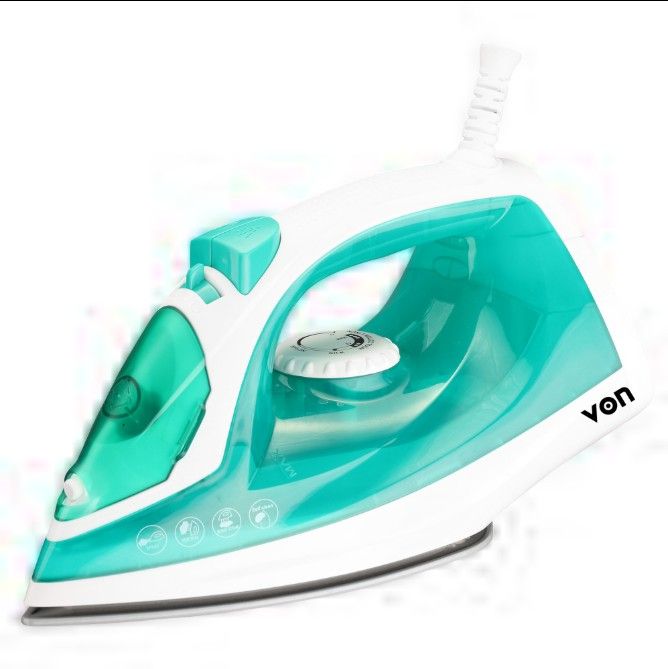 VON STEAM IRON – HIGH-PERFORMANCE CERAMIC SOLEPLATE WITH VARIABLE STEAM CONTROL