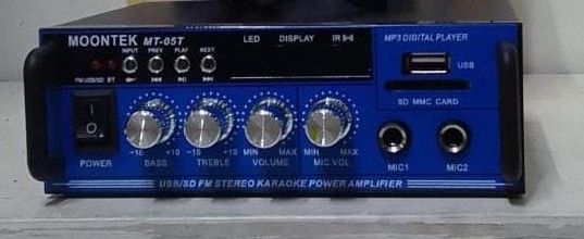 MOONTEK HI-FI STEREO AMPLIFIER WITH BLUETOOTH CONNECTIVITY