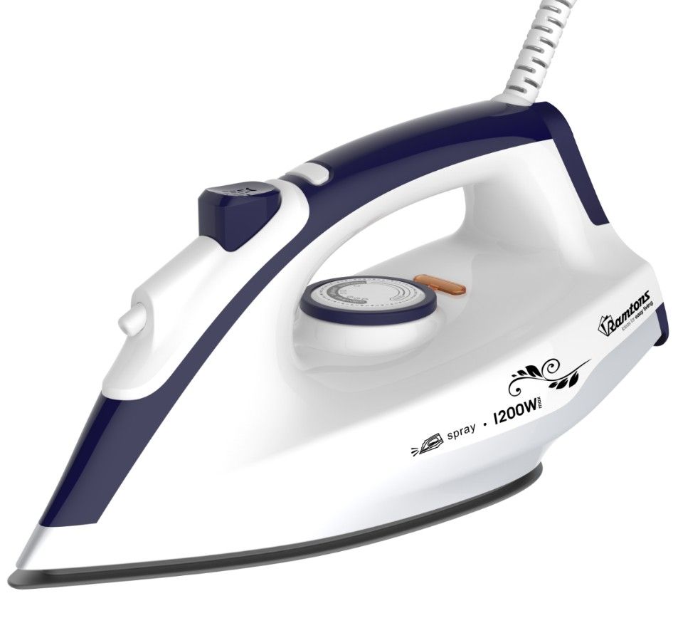 RAMTONS RM693 DRY IRON WITH SPRAY – 1300W NON-STICK SOLEPLATE & DETACHABLE WATER TANK