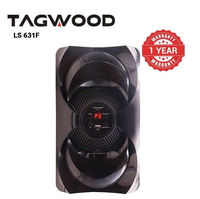 TAGWOOD LS-631F 3.1-CHANNEL MULTIMEDIA SPEAKER SYSTEM WITH 30W RMS (SUBWOOFER + 2 SATELLITES) & BROAD CONNECTIVITY