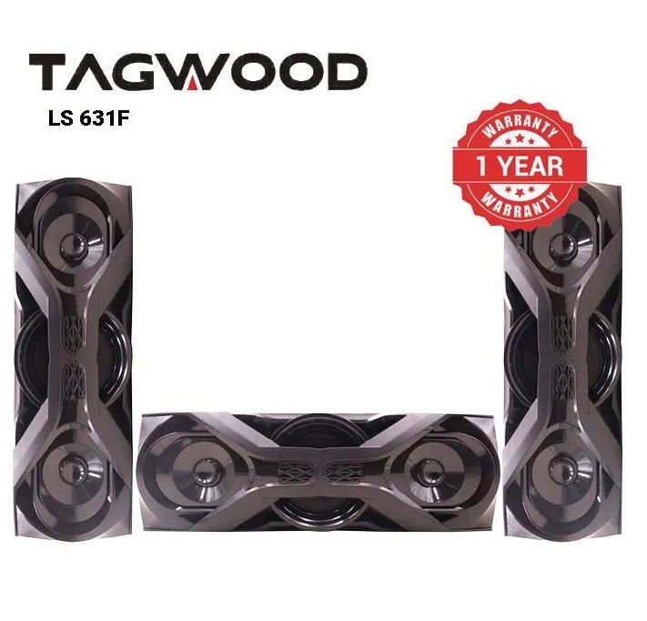 TAGWOOD LS-631F 3.1-CHANNEL MULTIMEDIA SPEAKER SYSTEM WITH 30W RMS (SUBWOOFER + 2 SATELLITES) & BROAD CONNECTIVITY
