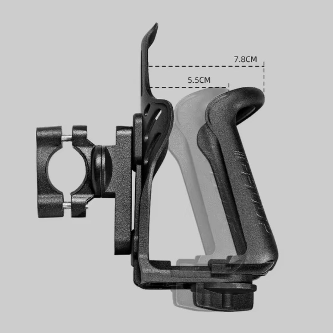 Universal Bike & Scooter Water Bottle Holder

Stay hydrated on the go with this durable, adjustable water bottle holder designed for bicycles, scooters, and e-bikes. Crafted from high-strength, lightw