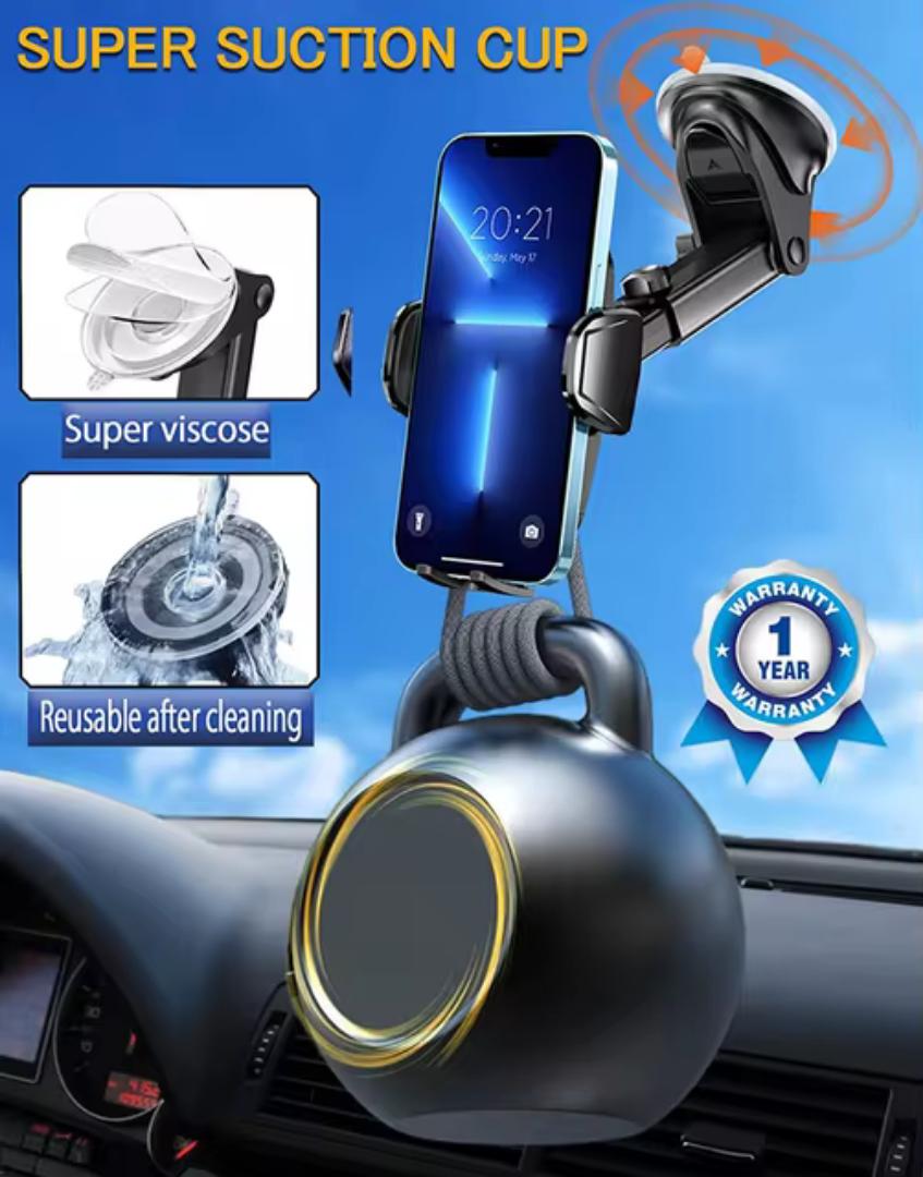 phoneholders Solid Durable Dashboard Windshield Strong Suction Cell Phone Holder for All Mobile
