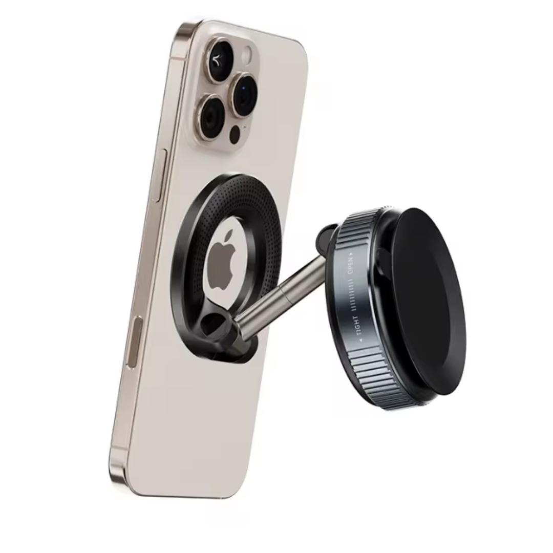 360° Rotating Vacuum Magnetic Suction Car Mobile Phone Holder for Desk Wall Car Suction Windshield