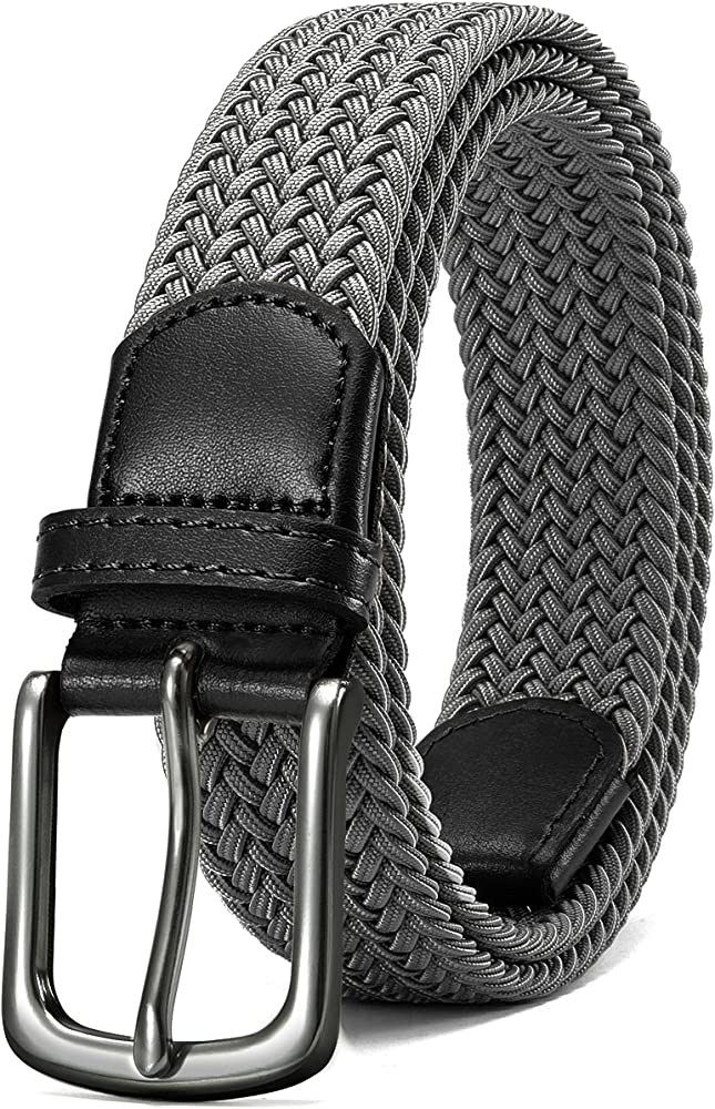 Fashion Woven Belts for Men Stretch Braided Belt with Durable Metal Buckle | Stylish Casual & Office Wear Accessory | Adjustable Comfort Fit | Trendy Fashion Belt | Best Price on Kilimall Kenya