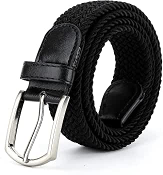 Fashion Woven Belts for Men Stretch Braided Belt with Durable Metal Buckle | Stylish Casual & Office Wear Accessory | Adjustable Comfort Fit | Trendy Fashion Belt | Best Price on Kilimall Kenya
