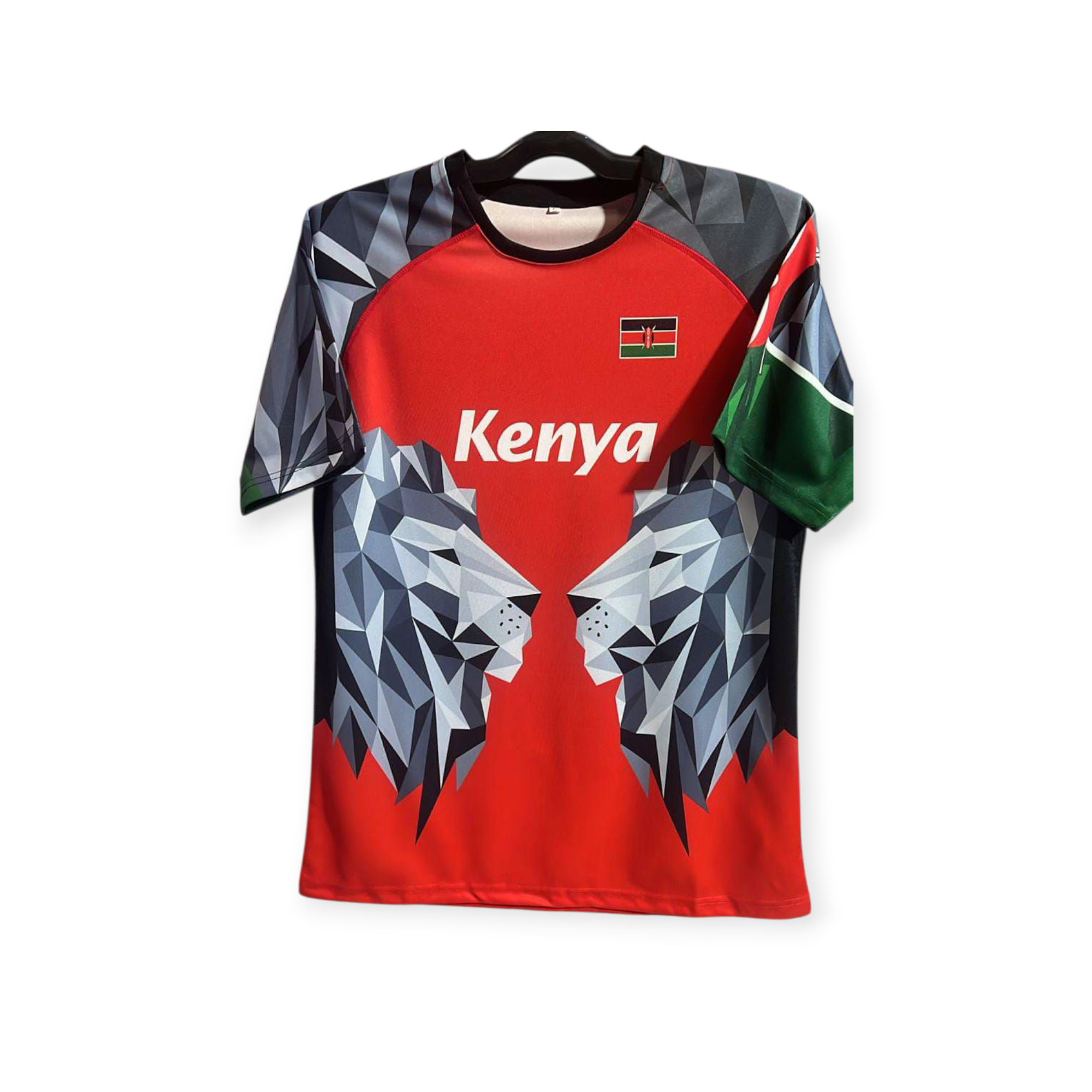 Kenya Rugby Teams Inspired Jersey – Elite Performance Sportswear for Training, Running, Gym & Weekend Casual Wear – Comfortable Breathable Fabric for Men & Women
