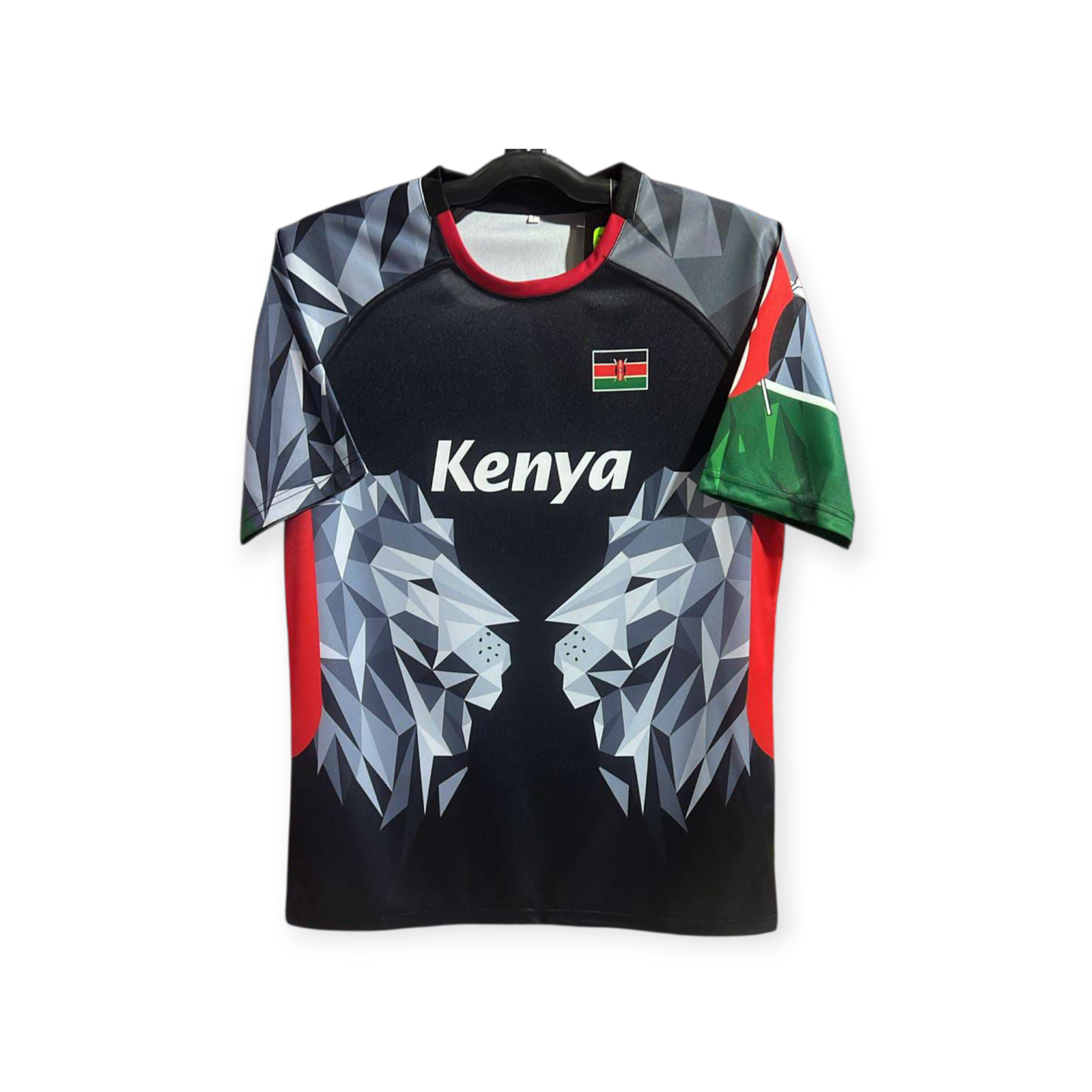 Kenya Rugby Teams Inspired Jersey – Elite Performance Sportswear for Training, Running, Gym & Weekend Casual Wear – Comfortable Breathable Fabric for Men & Women