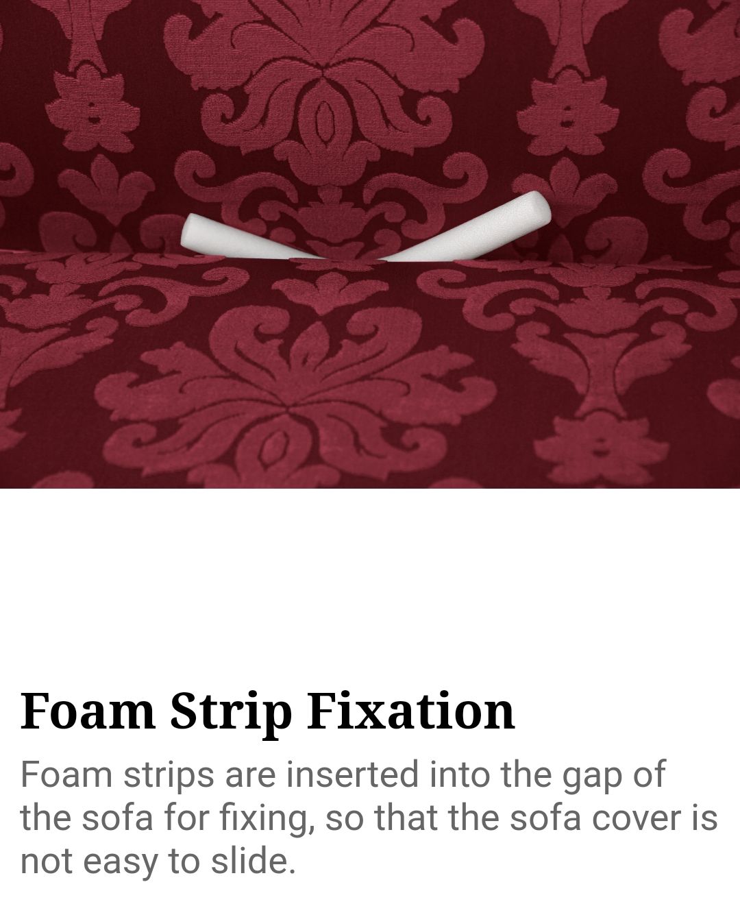 Jacquard Loose Sofa covers | 3 Seater Durable Stretch Fabric to Protect Sofa from Spills, Pets & Dust | Make Your Living Room Look New | Comfortable & Beautiful Design