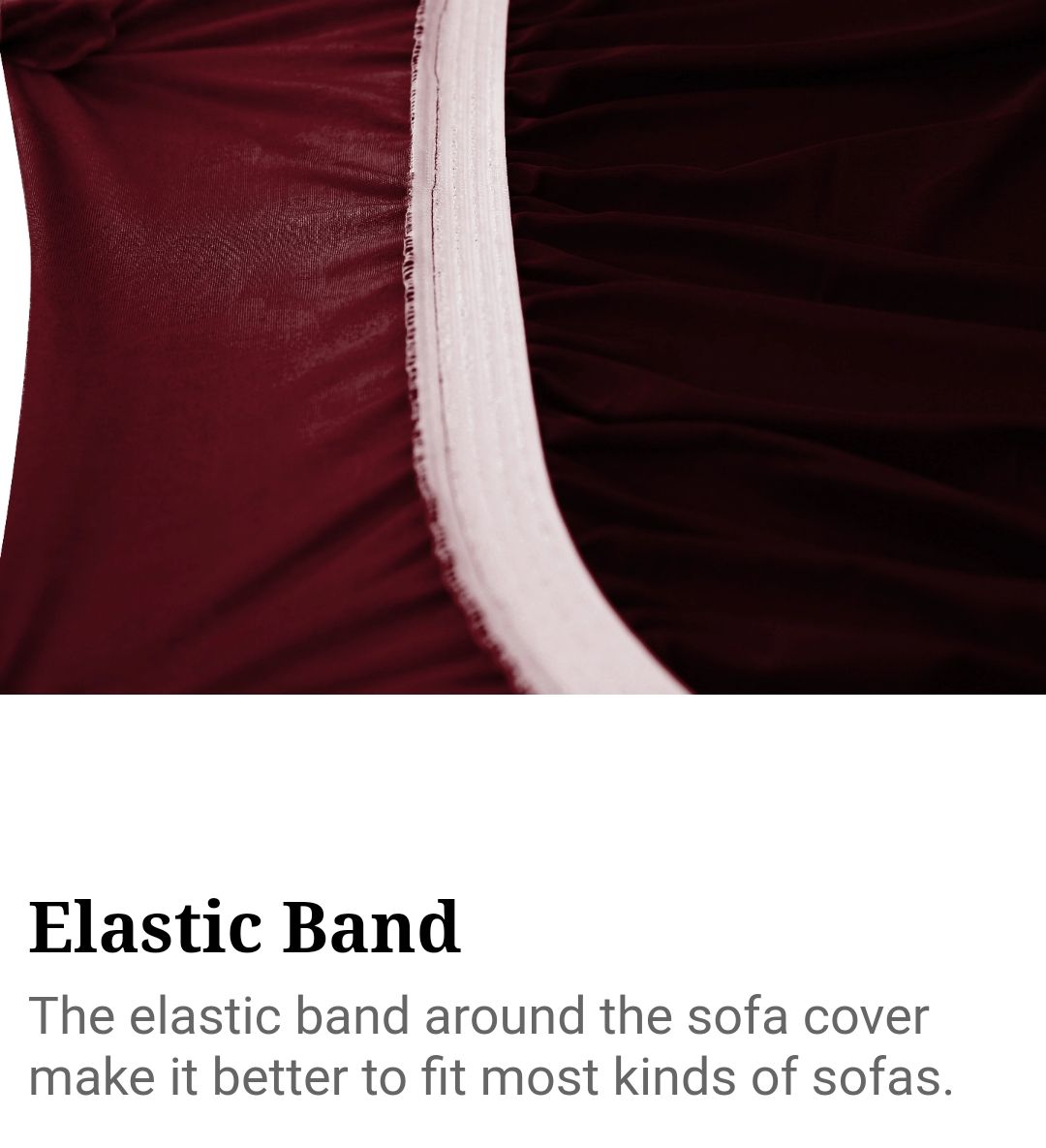 Jacquard Loose Sofa covers | 3 Seater Durable Stretch Fabric to Protect Sofa from Spills, Pets & Dust | Make Your Living Room Look New | Comfortable & Beautiful Design