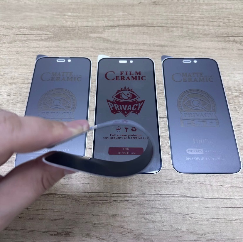 Ceramic screen protectors for iPhone