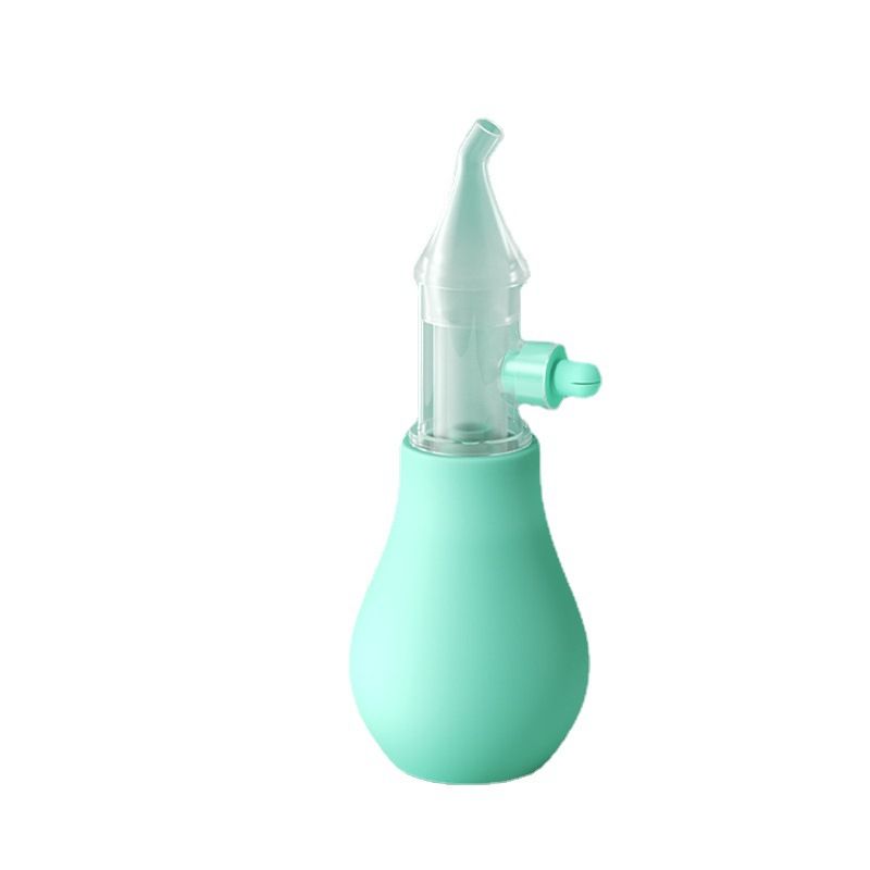 Gentle Newborn Nasal Aspirator - Easy Use Manual Pump Nose Cleaner for Babies with Anti-Reflux Design