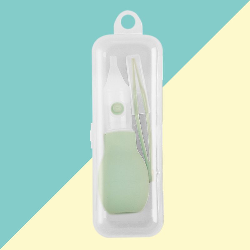 Gentle Newborn Nasal Aspirator - Easy Use Manual Pump Nose Cleaner for Babies with Anti-Reflux Design