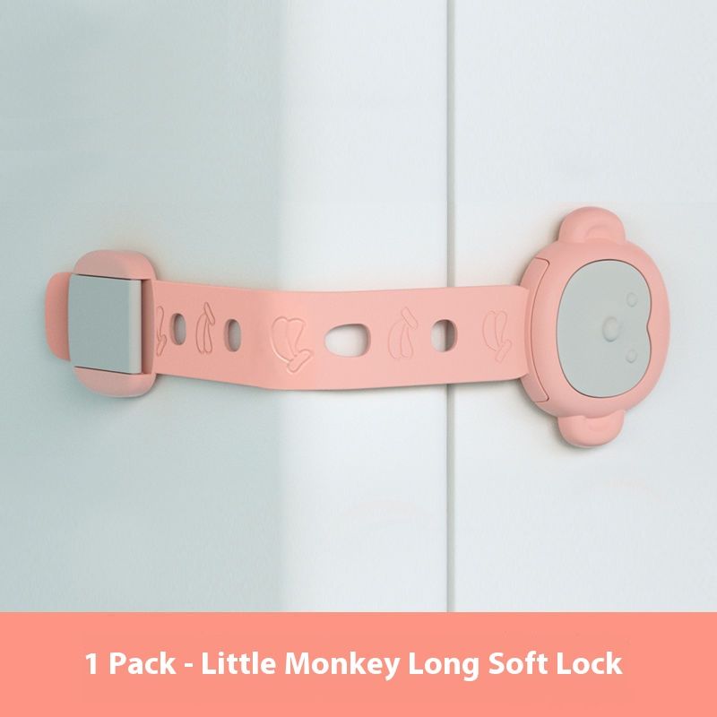 Anti-Pinch Baby Safety Locks for Drawers - 6 PCs Strong Adhesive Cabinet Latches, Child Proof