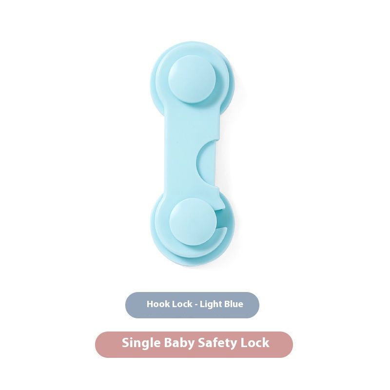 Anti-Pinch Baby Safety Locks for Drawers - 6 PCs Strong Adhesive Cabinet Latches, Child Proof