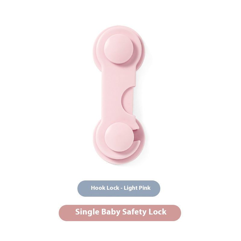 Anti-Pinch Baby Safety Locks for Drawers - 6 PCs Strong Adhesive Cabinet Latches, Child Proof