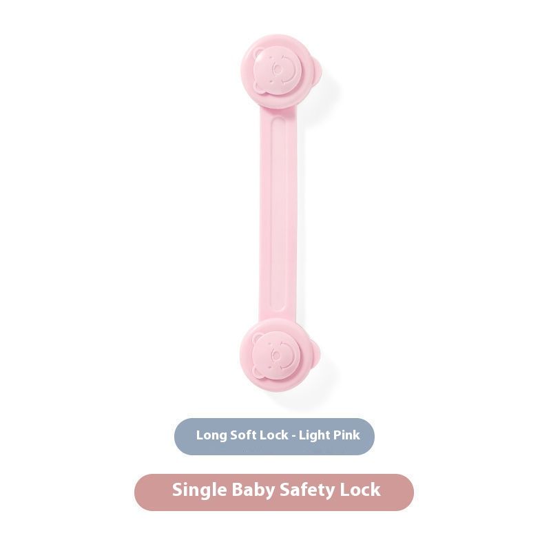 Anti-Pinch Baby Safety Locks for Drawers - 6 PCs Strong Adhesive Cabinet Latches, Child Proof
