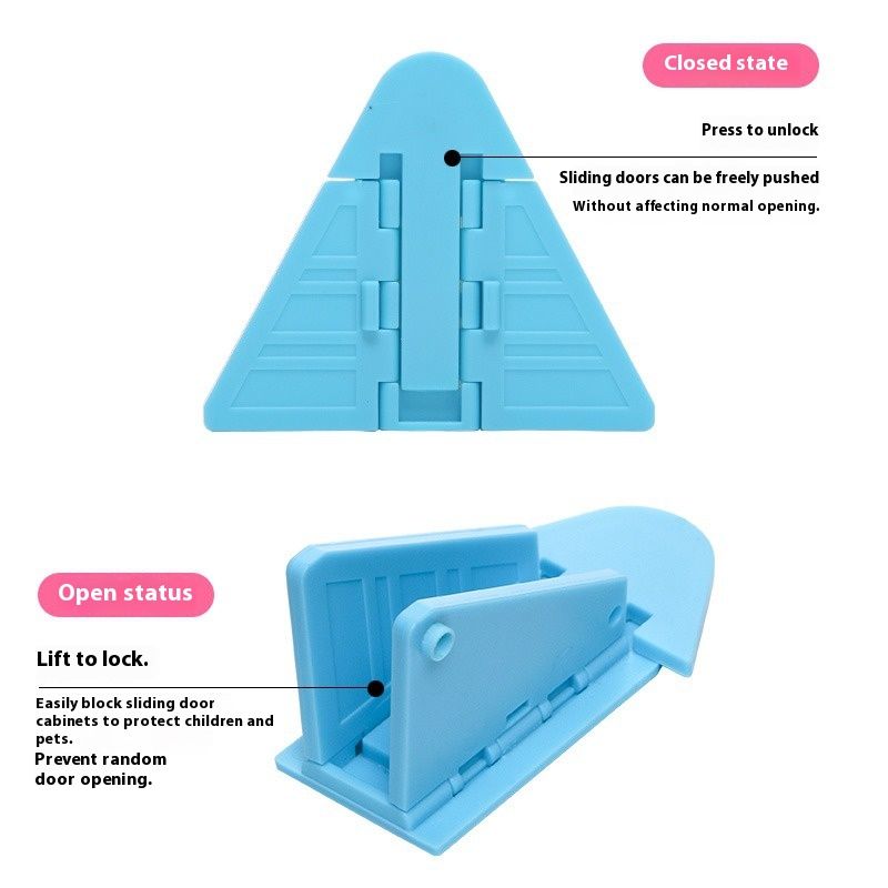 Anti-Pinch Baby Safety Locks for Drawers - 6 PCs Strong Adhesive Cabinet Latches, Child Proof