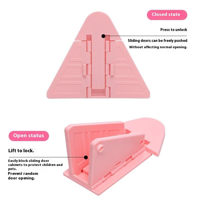 Anti-Pinch Baby Safety Locks for Drawers - 6 PCs Strong Adhesive Cabinet Latches, Child Proof
