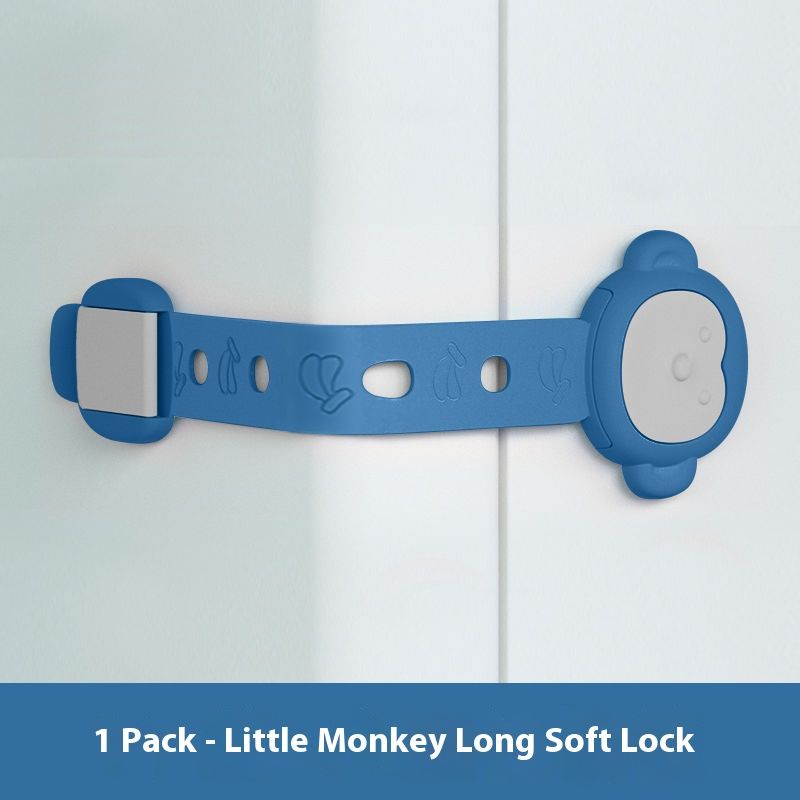 Anti-Pinch Baby Safety Locks for Drawers - 6 PCs Strong Adhesive Cabinet Latches, Child Proof