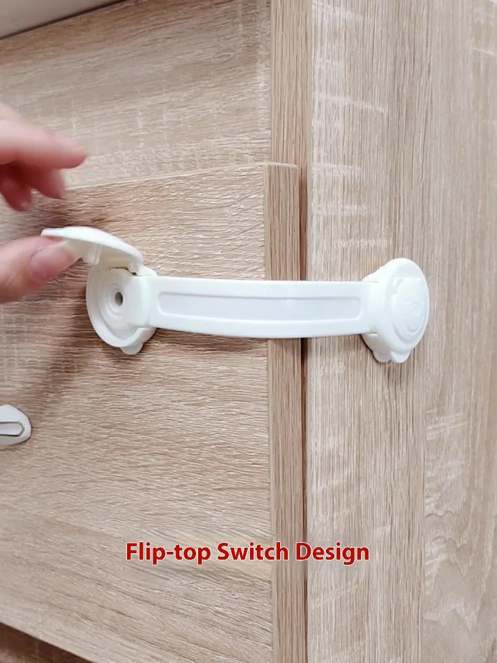 Anti-Pinch Baby Safety Locks for Drawers - 6 PCs Strong Adhesive Cabinet Latches, Child Proof