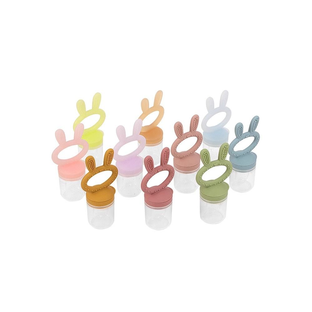 Safe Baby Fruit Feeder - Silicone Teether for Fresh Food, Prevent Choking, Easy Self Feeding Weaning Tool