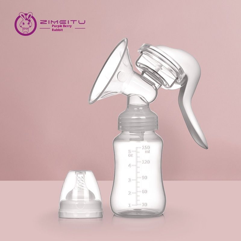 Powerful & Painless Manual Breast Pump - Efficient Milk Extraction with Massage for Nursing Moms, Easy Handheld Use