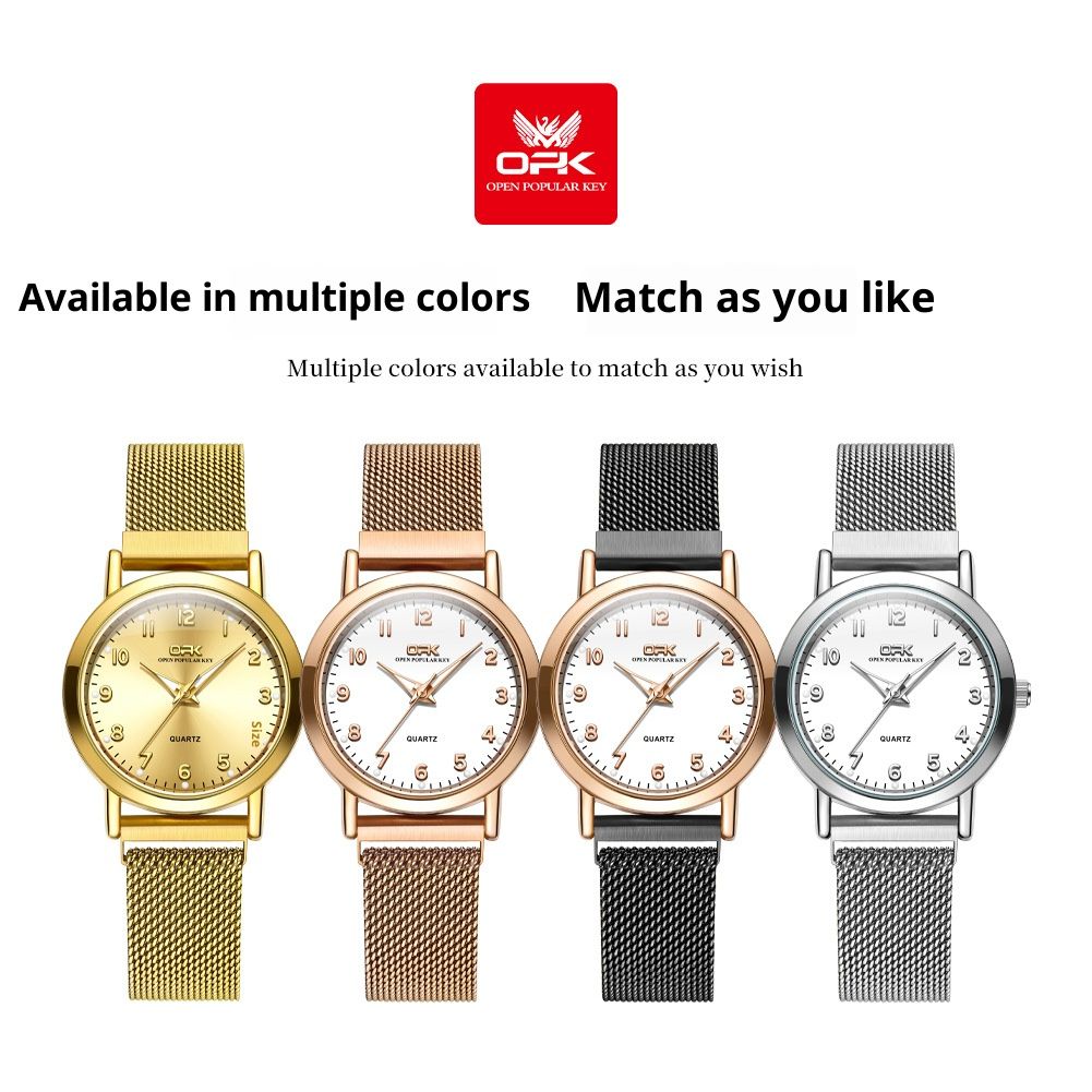 Black Friday SALE! OPK Ladies Quartz Watch - Fashion Casual Wristwatch for Women, 30M Waterproof, Free Delivery Kenya