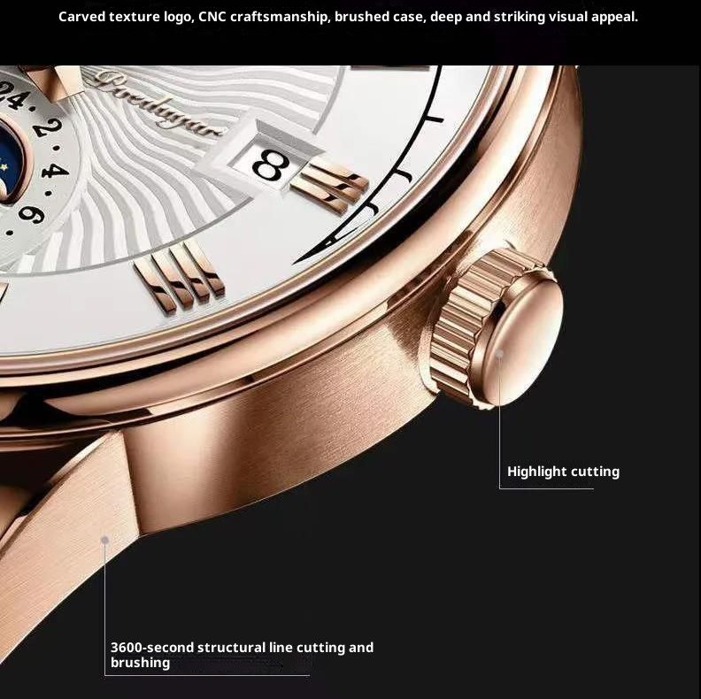 Mrembo Black Friday Offer! Swiss Leather Strap Watch for Men, Elegant Business Quartz Watch, Waterproof Free Delivery in Kenya