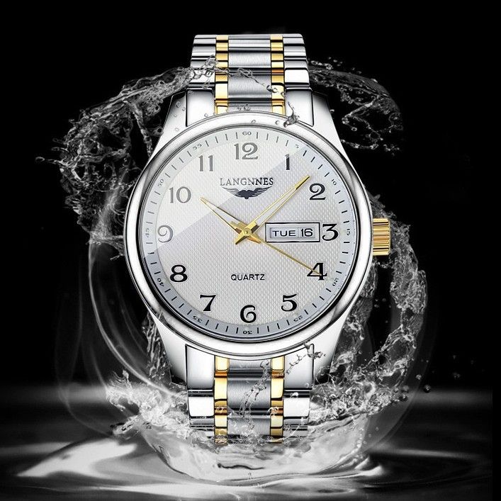 Black Friday Pesa Nyingi! Swiss Automatic Watch for Men, Day Date Display Quartz Movement, Luxury & Waterproof Free Shipping