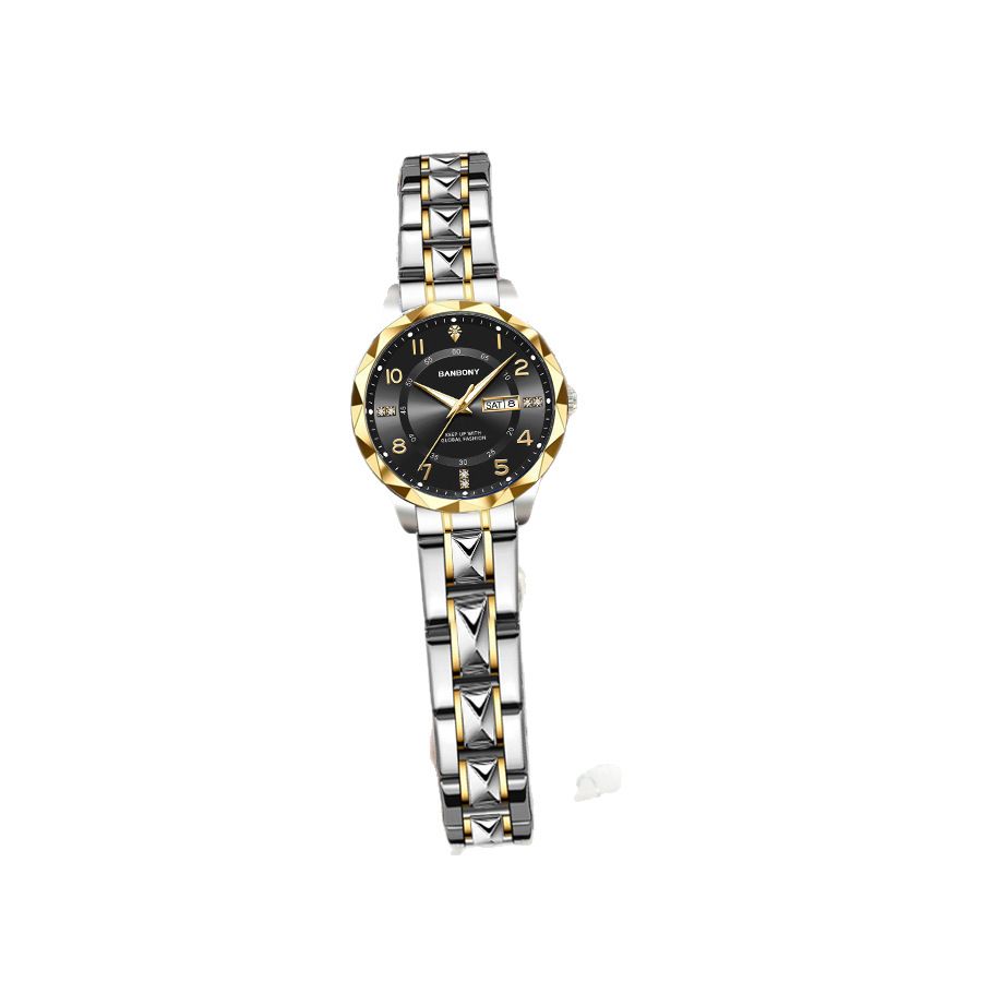 Mrembo Black Friday Offer! Ladies Watch with Diamond & Date, Waterproof Luminous Quartz, Elegant & Free Delivery in Kenya