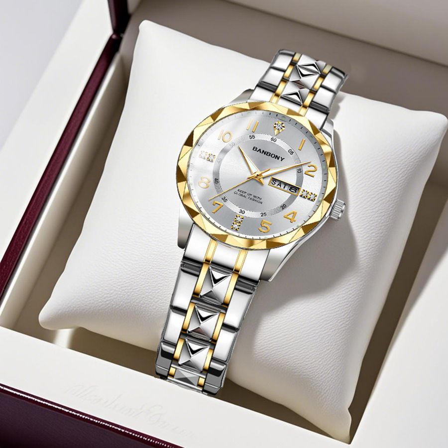 Mrembo Black Friday Offer! Ladies Watch with Diamond & Date, Waterproof Luminous Quartz, Elegant & Free Delivery in Kenya