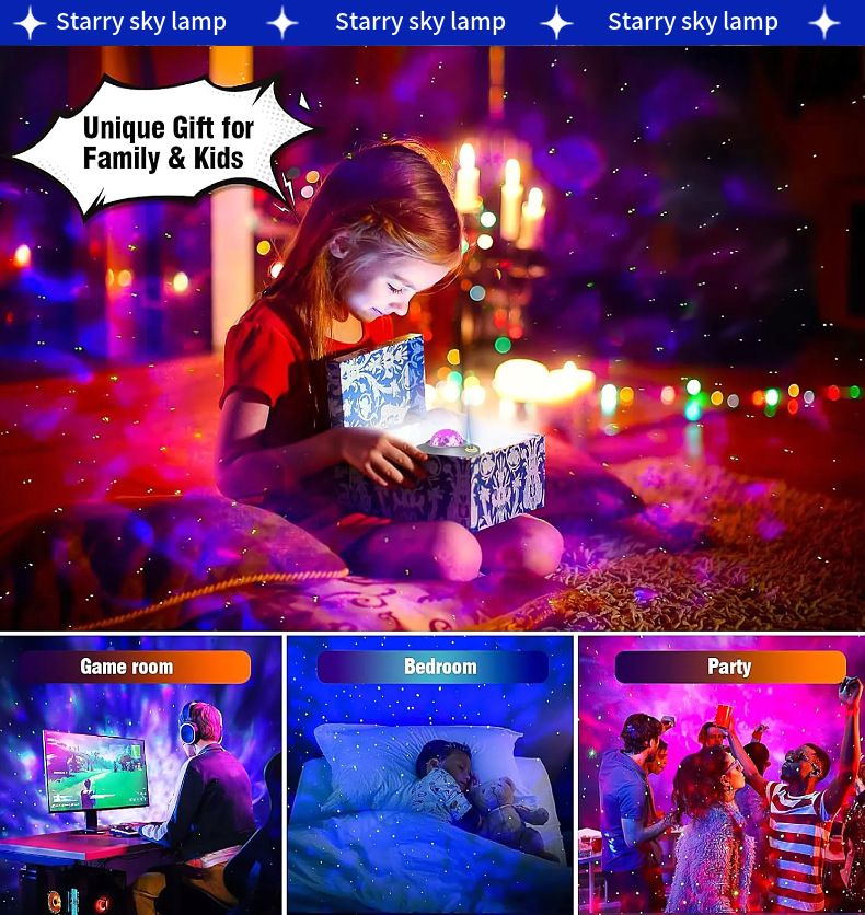 Multifunctional Starry Sky Projector Lamp – Small Bowl USB Galaxy Light with Bluetooth Speaker, Remote Control & Rotating Spotlight for Home Bedroom Decor (Gift Idea)