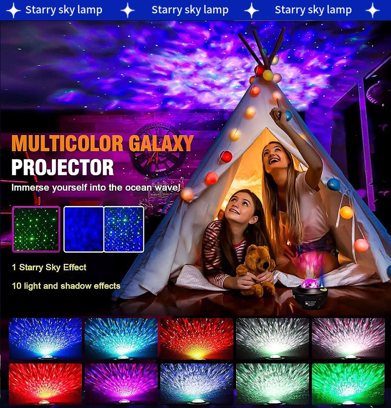 Multifunctional Starry Sky Projector Lamp – Small Bowl USB Galaxy Light with Bluetooth Speaker, Remote Control & Rotating Spotlight for Home Bedroom Decor (Gift Idea)