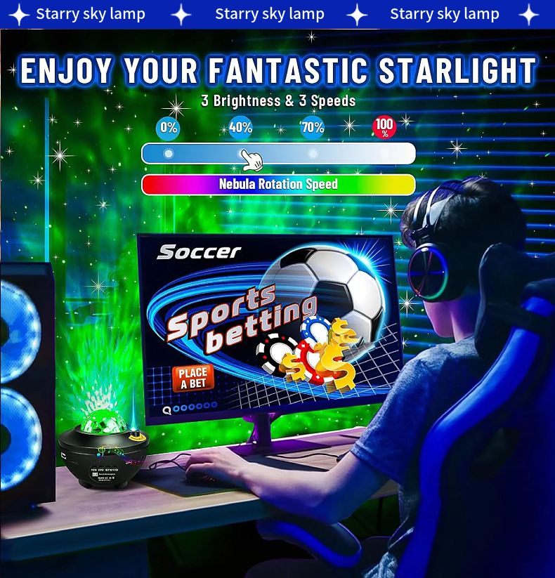 Multifunctional Starry Sky Projector Lamp – Small Bowl USB Galaxy Light with Bluetooth Speaker, Remote Control & Rotating Spotlight for Home Bedroom Decor (Gift Idea)