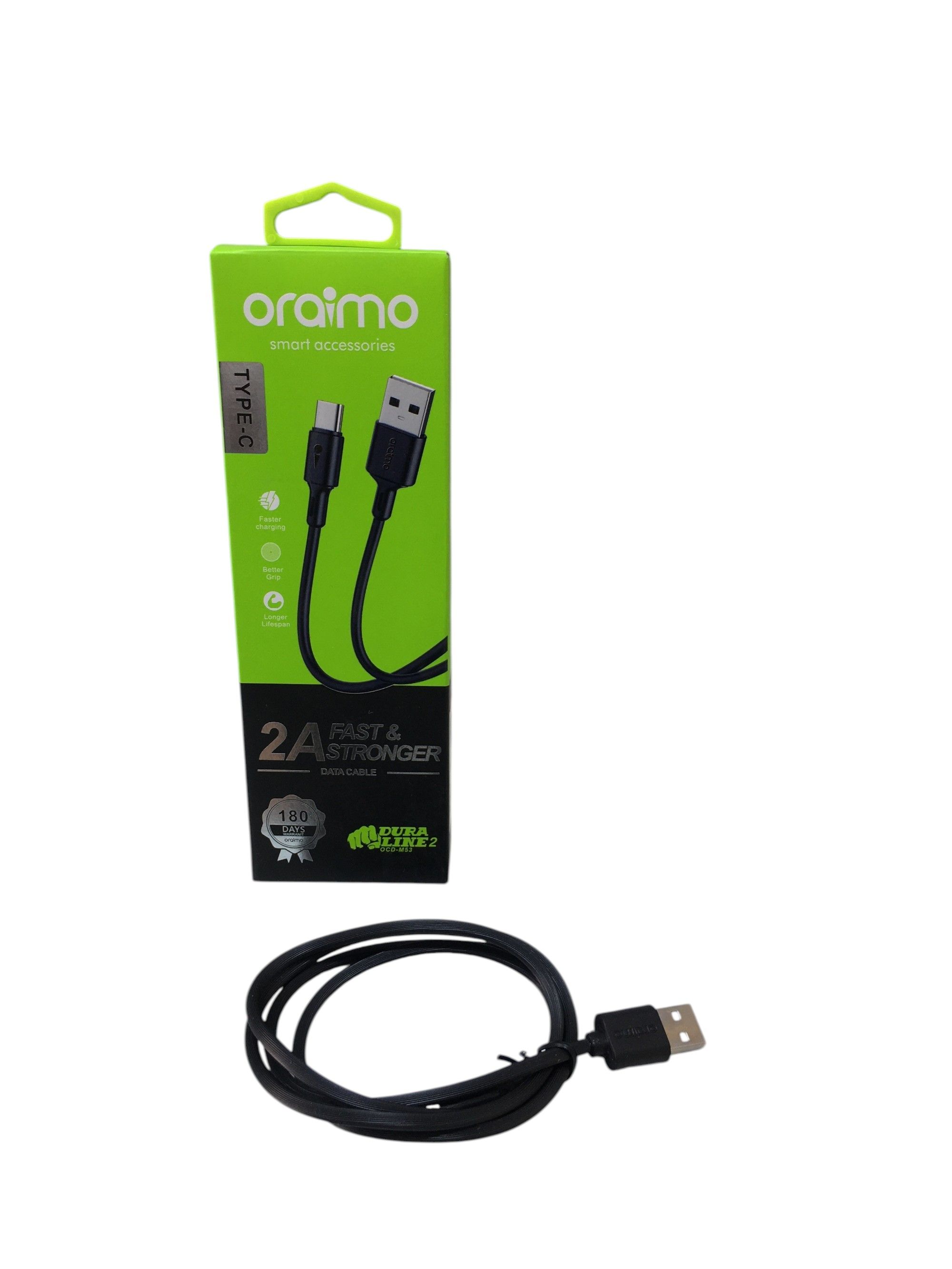 ORAIMO TYPE-C USB CABLE – HIGH-SPEED QUICK CHARGE, RELIABLE DATA SYNC, LONG-LASTING BUILD, SAFE CHARGING TECHNOLOGY, PERFECT FOR SMARTPHONES, TABLETS & GADGETS
