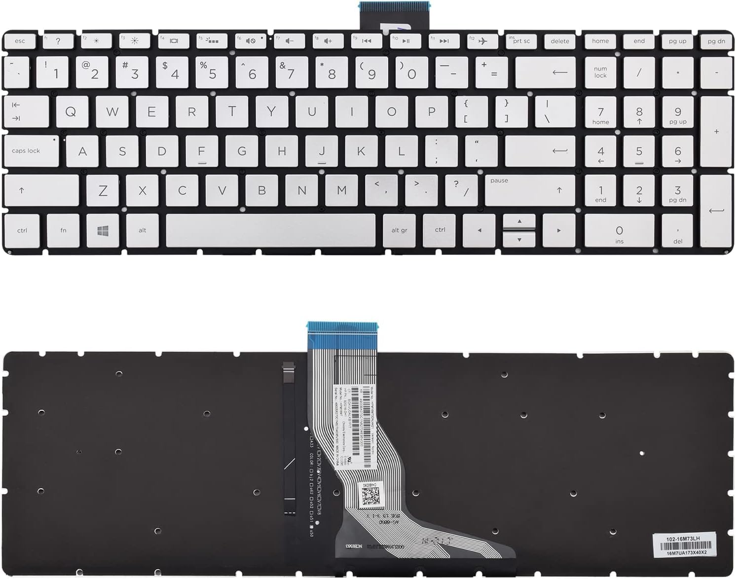 Laptop Keyboard For HP  250g6,15 BS,255 g6,256 g6,258 g6 new original keyboard 100% Tested, durable and reliable non backlit  version.original tested laptop replacement non backlit