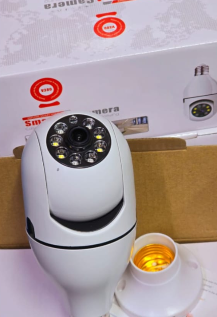 PTZ Smart bulb CCTV camera