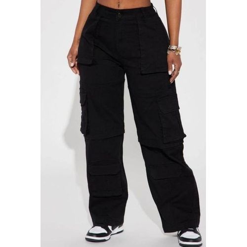 Classic Mummy Jeans Trouser/ Cargo Jeans- Fit Everyday Denim Pants