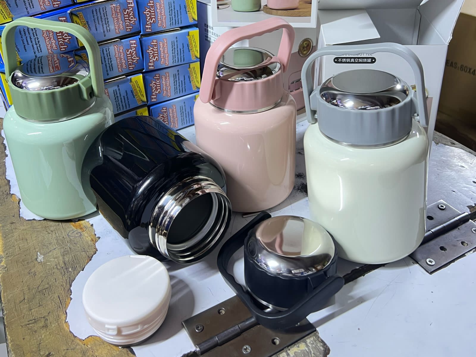 🔥 New Arrival – Infinite Insulated Food Flask | 12-Hour Hot & Cold Thermal Lunch Jar with Handle | Leakproof Stainless Steel Vacuum Container