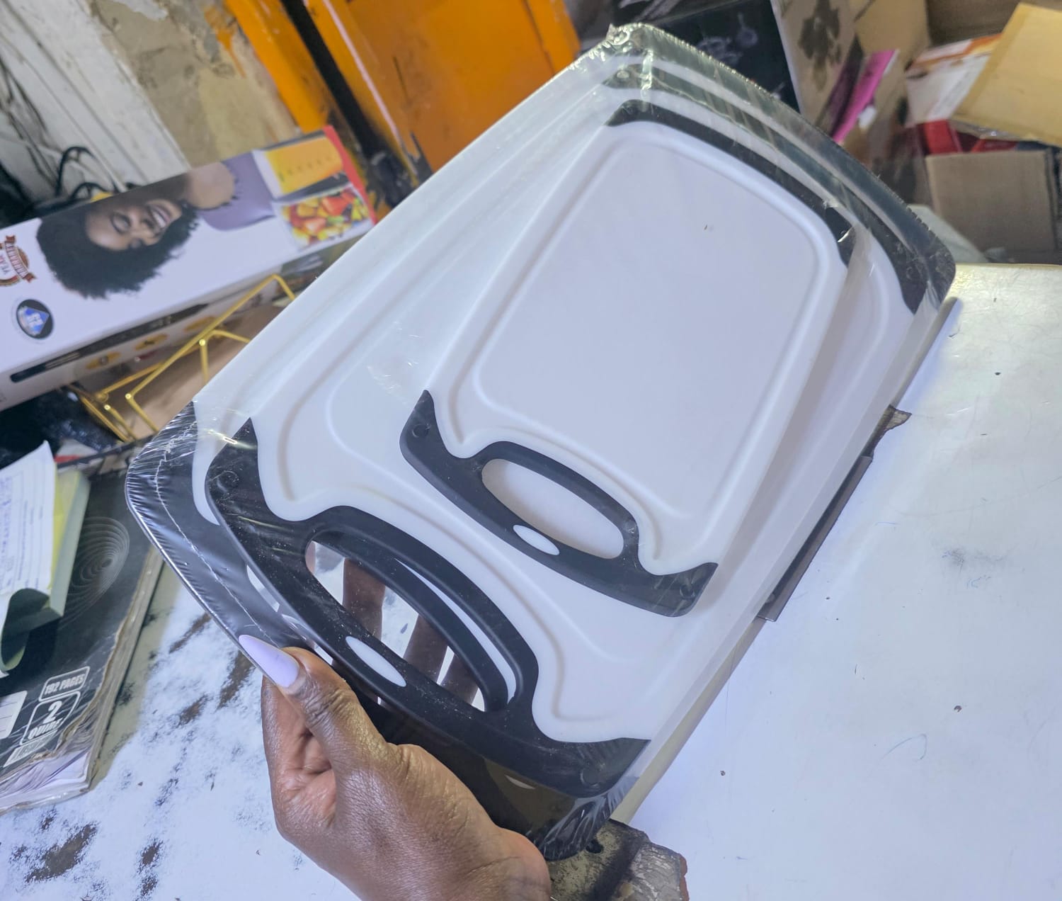 🪵 Hard Plastic 3-Piece Chopping Board Set – Durable, Non-Slip & Easy to Clean