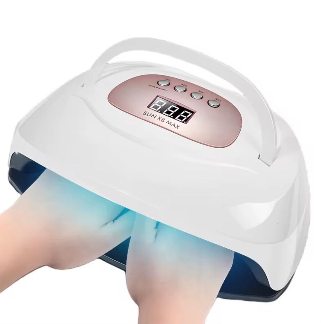SUN X8 MAX 220W UV/LED NAIL LAMP GEL NAIL DRYER TWO HAND CURING LAMP
