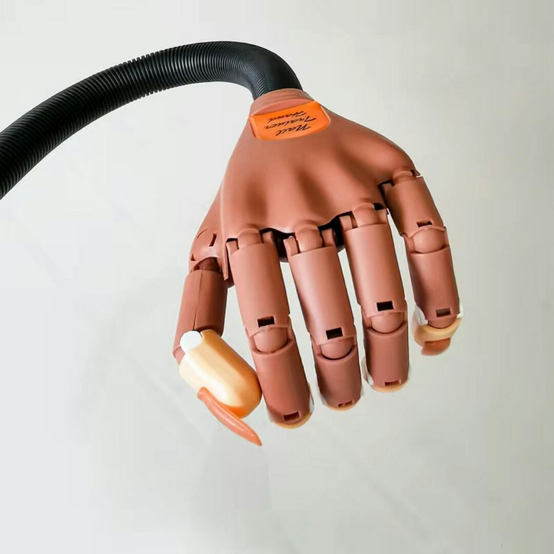 NAIL TRAINING HAND DUMMY PRACTISE HAND WITH 100 PCS DETACHABLE NAILS